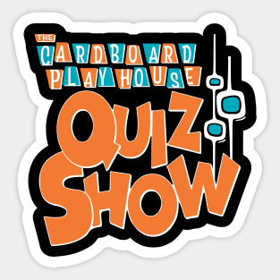 Cardboard Playhouse Quiz Show Sticker